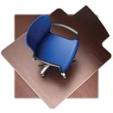 Chairmat, Hard Floor, Wide 45x53, Lip 25x12, Clear (LLR69167) Category: Chair Mats