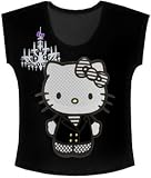 Hello Kitty Couture Kitty black juniors baby doll T-shirt