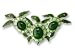Jewelry : Clearly Charming Jade Turtle Sterling Silver and Enamel Pin