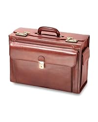 Mancini Brown Italian Leather Catalogue Case