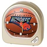 Charlotte Bobcats Official Logo Travel Alarm Clock