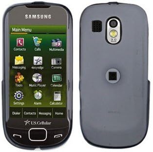 Solid Plastic Phone Protector Cover Case Transparent Smoke For Samsung Caliber R850