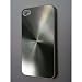 Silver Metal Aluminum Back Cover Finger Ripple Hard Case for iPhone 4 / 4G