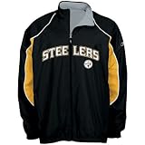 Reebok - Reebok Pittsburgh Steelers Black End Zone Reversible Jacket