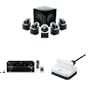 Mirage MX 5.1 Home Theater System & Yamaha RX-V1900 7.1 Channel Home Theater Receiver & Yamaha YBA-10 Bluetooth Wireless Dock for Select Yamaha AV Products Bundle