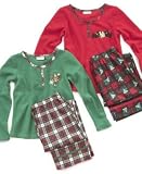 Greendog Girls Plaid Pajamas