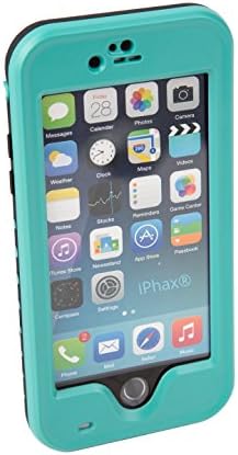 iPhax ® Waterproof Shockproof Snowproof Dirtproof Durable Full Sealed Protection Case Cover for iPhone 6 [4.7 inch] *LIFETIME WARRANTY* (Teal)
