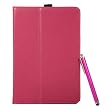 ATC Cover Case f�r Apple iPad mini faltbare Smart Schutzh�lle St�nder Tasche Etui rosarot inkl. lange Stift