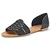 DREAM PAIRS RITAA Women's Gladiator Easy Slip On Open Narrow Toe Flat Summer Sandals
