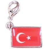 NATIONALFLAG 国旗柄ファスナーホルダー トルコ共和国 07153-6