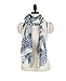 VISKEY Women Girls Fashion Soft Scarf Wrap Chiffon Shawl Silk Scarves,white,pattern