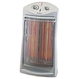 New-Holmes HQH307 - Prismatic Quartz Tower Heater w/Two Heat Settings, 14w x 9-3/4d x 24h - HLSHQH307
