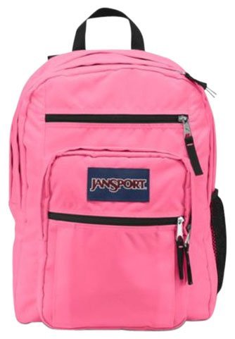 Jansport big student backpack, pink pansy