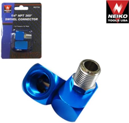 1/4" NPT 360 Degree Swivel Connect Air Compressor Tool Swivel Connector Coupler