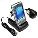 HTC Cingular 8125 PDA Smartphone USB Hot Sync Cradle Twin Desktop with Spare Battery Charger Slot