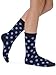 Polka Dot Crew Socks Print Cashmere Blend 14 Color Choices Great Gift Idea