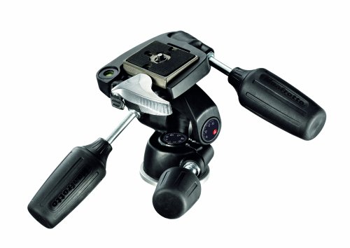 Manfrotto 804RC2 Basic Pan Tilt Head with Quick Release Plate 200PL-14 - Replaces 3047 (Black)