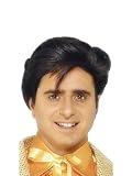 Smiffys New Elvis Presley Wig Fancy Dress Costume/Jumpsuit