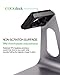 COOLcessories Apple iPhone Smart Watch Charging Station - Anti Scratch TPU Stand with Cord Management and Comfortable Viewing Angle - Fits Both Watch Sizes (Gray)