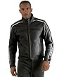DAINESE ARIZONA ALL-BLACK LEATHER JACKET! 48