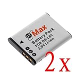 2 x Replacement DB-L80 Li-Ion Battery for Sanyo Xacti DMX-CG11 / VPC-CG10 / VPC-CG102 / VPC-CG20 / VPC-CS1 / VPC-GH2 / VPC-X1200