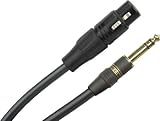 Monster StudioLink Balanced Interconnect - 1 Meters - 1/4-Inch Stereo to XLR Female