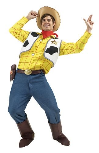 Childrens Toyshop  Third Party New : Fancy Dress Costume - Disney - Toy Story - Woody - STD