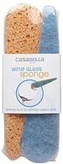 Casabella Wine Glass Sponge, 2-Pack 