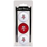 Wisconsin Badgers Pack of 3 Golf Balls from Team Golf