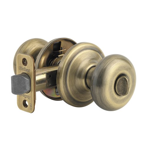 Kwikset 730J 5 CP Juno Bed/Bath Knob, Antique Brass Kwikset 730J 5 CP Juno Bed/Bath Knob, Antique Brass