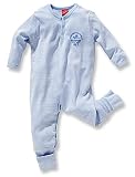 Sanetta 220454 Baby - Jungen Babykleidung/Overalls, Gr. 56 (hellblau) (hellblau)
