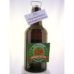 Riesenbierflasche XXL-Bierflasche zum 50. Geburtstag