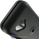 Black Rubber Feel Phone Cover for HTC G1 T-Mobile Protector Case