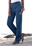 Roamans Plus Size Kate Elastic Waist Jeans