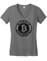 Bitcoin Millionaire Juniors V-Neck XL Grey
