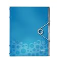 Leitz Ordnungsmappe Bebop A4, Pp, Blau,Mit Gummizug