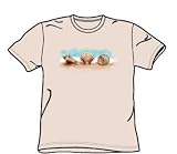 Seashells By The Seashore - Adult Natural S/S T-Shirt For Men