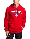 NBA Men's Philadelphia 76ers Playbook Hood II (Red, X-Large)