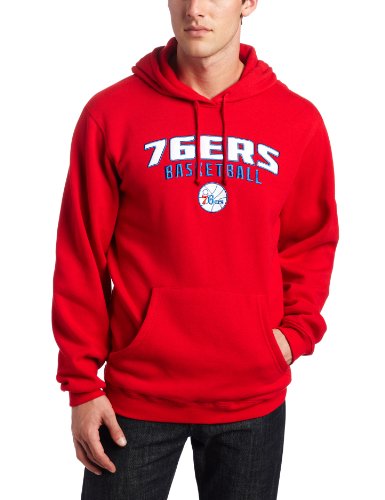NBA Men's Philadelphia 76ers Playbook Hood II (Red, X-Large)