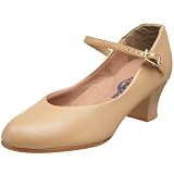 Capezio Women's Jr. Footlight Character Shoe,Caramel,7 W US