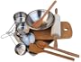 Camden Rose Childs Play Baking Set, Stainless Steel, Wood and Metal