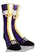 Rock'em Apparel Louisiana State University LSU Tigers Custom Athletic Crew Socks