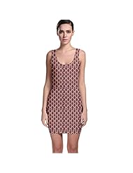 General Print Polyester/Spandex Stretchy Bodycon Dress 