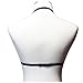 Jelinda Women Harness Elastic Cupless Cage Bra Hollow Out Strappy Crop Top (1)
