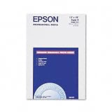 Epson Premium Photo Paper Semi-Gloss, 13 x 19 Inches, 20 Sheets (S041327)
