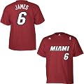 adidas Miami Heat LeBron James Game Time T-Shirt