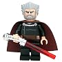 LEGO Star Wars Clone Wars LOOSE Mini Figure Count Dooku with Silver Lightsaber