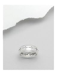 Cross Ring In 92.5 Sterling Silver