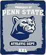 Penn State Nittany Lions College Style 50x 60 Imprint Micro Raschel Blanket/Throw - NCAA College Athletics