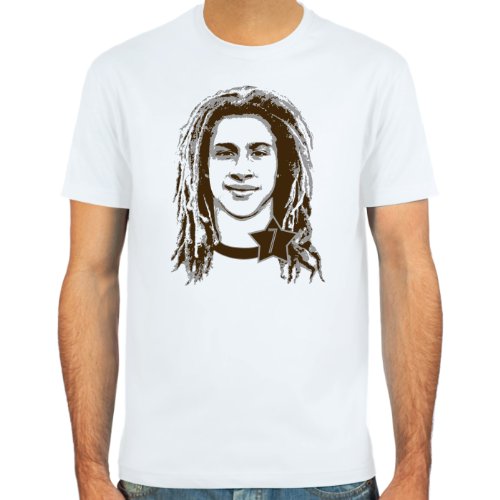 T-Shirt Henrik Larsson ::: Farbauswahl: skyblue, sand oder weiß ::: Größen: S-XXL ::: Fußball-Kult T-Shirt Henrik Larsson ::: Farbauswahl: skyblue, sand oder weiß ::: Größen: S-XXL ::: Fußball-Kult
